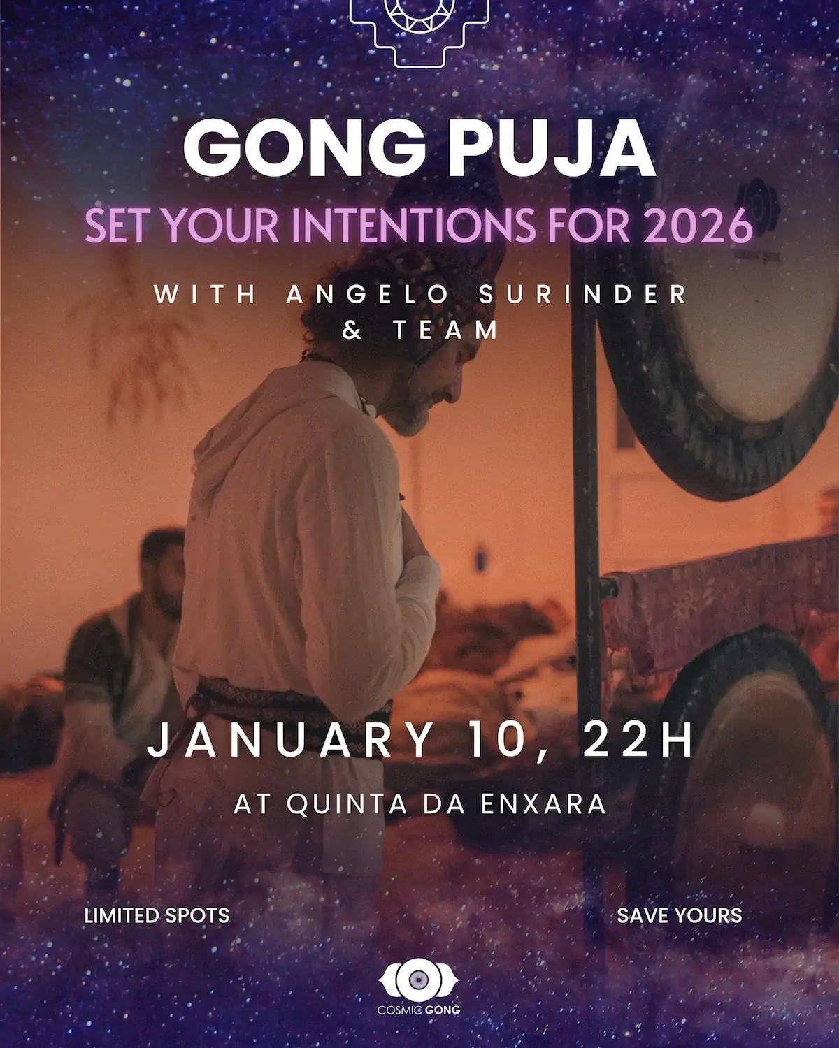 Puja Gongos Cosmic Gong